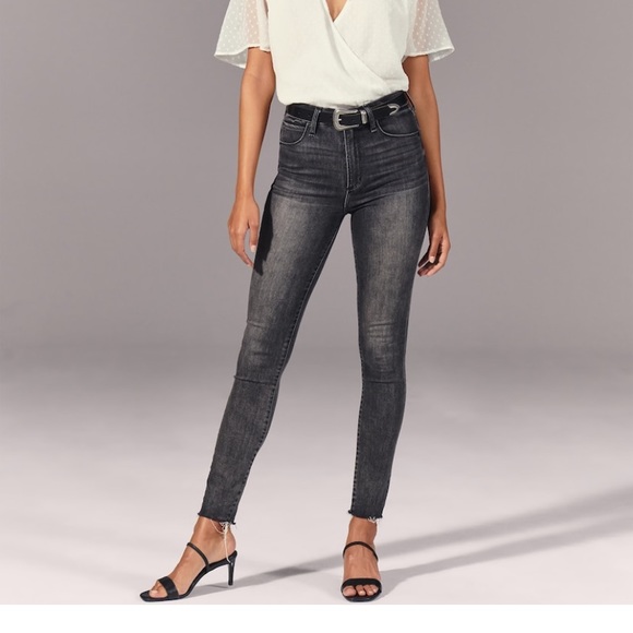 A&F High Rise Super Skinny Jeans - Picture 1 of 5